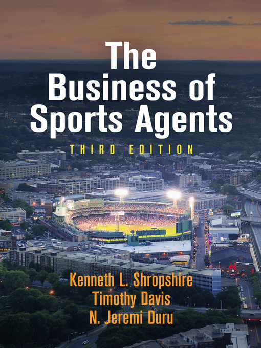 Title details for The Business of Sports Agents by Kenneth L. Shropshire - Available